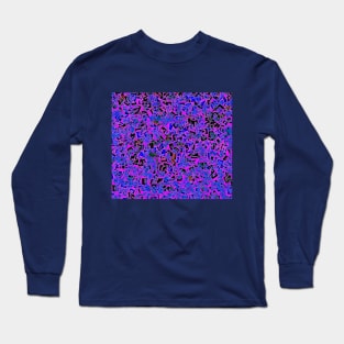 Colourful cubist chaotic mosaic Long Sleeve T-Shirt
